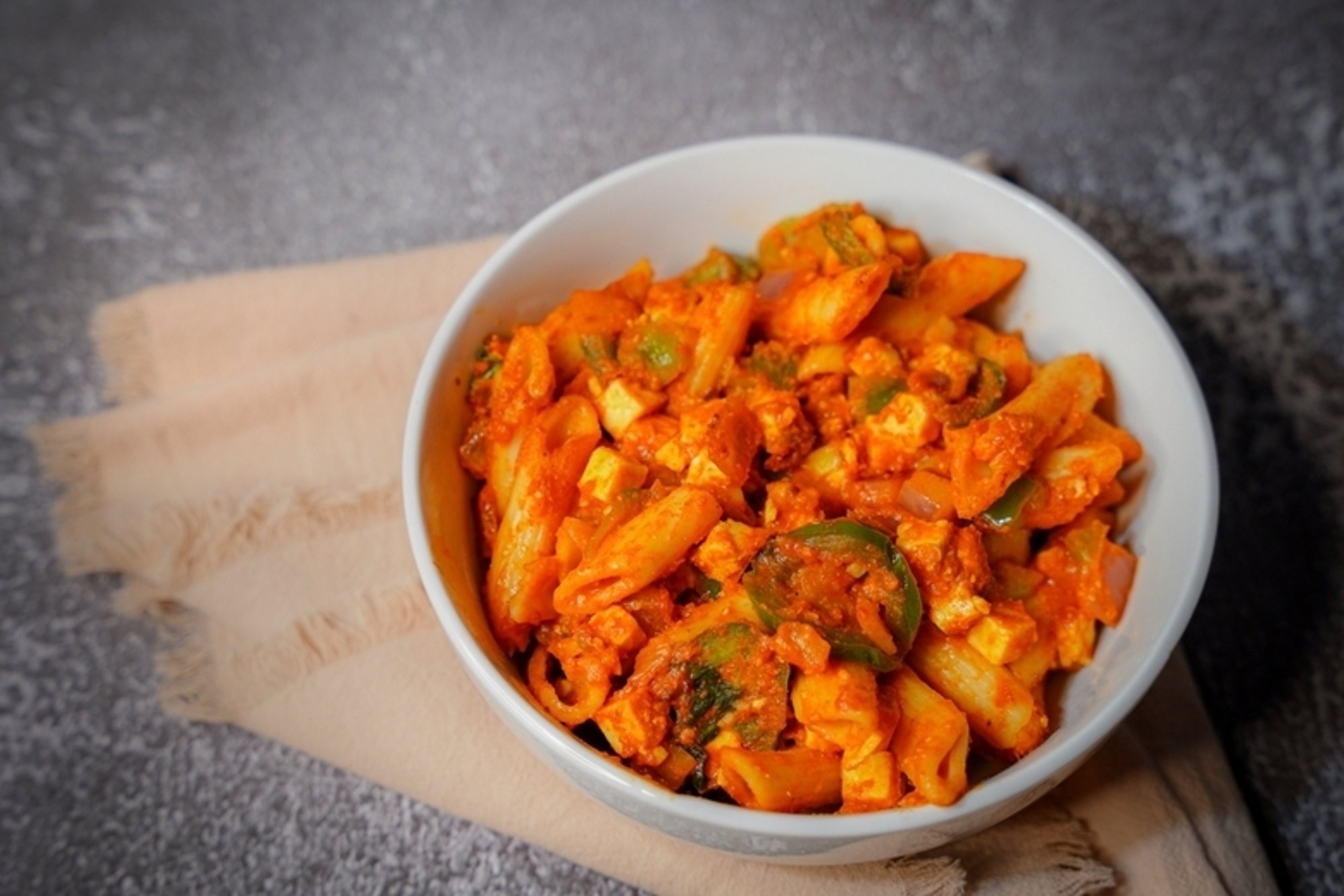 Paneer Veggie Pasta