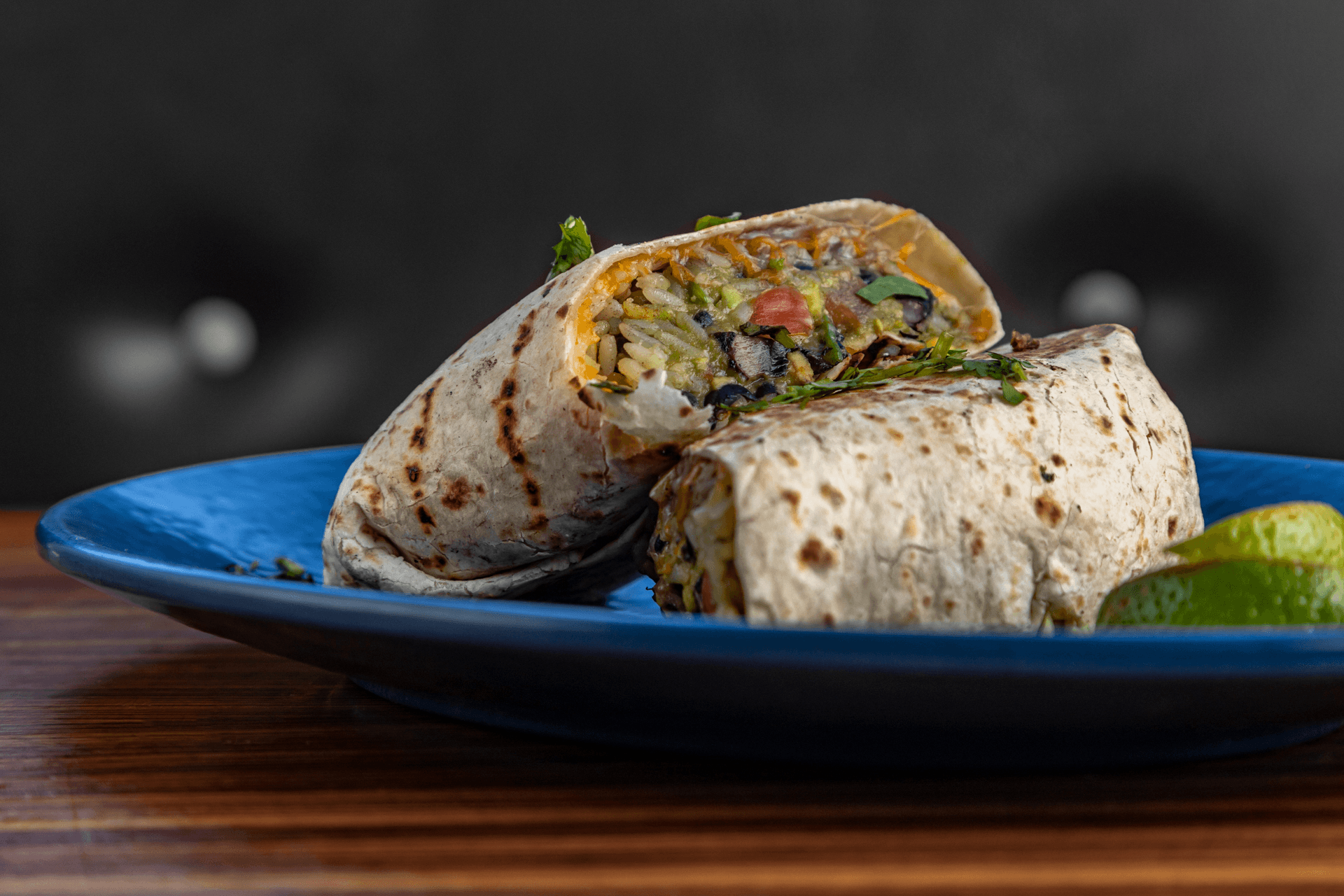 Garlic Shrimp Burrito