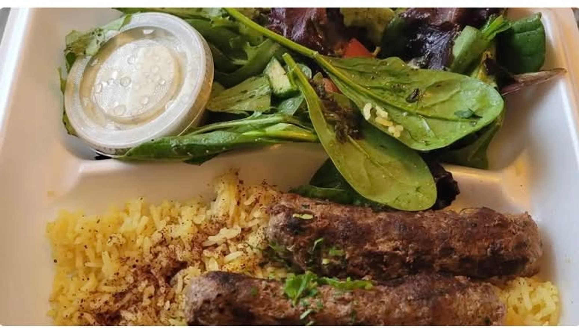 Kafta Kabob Plate