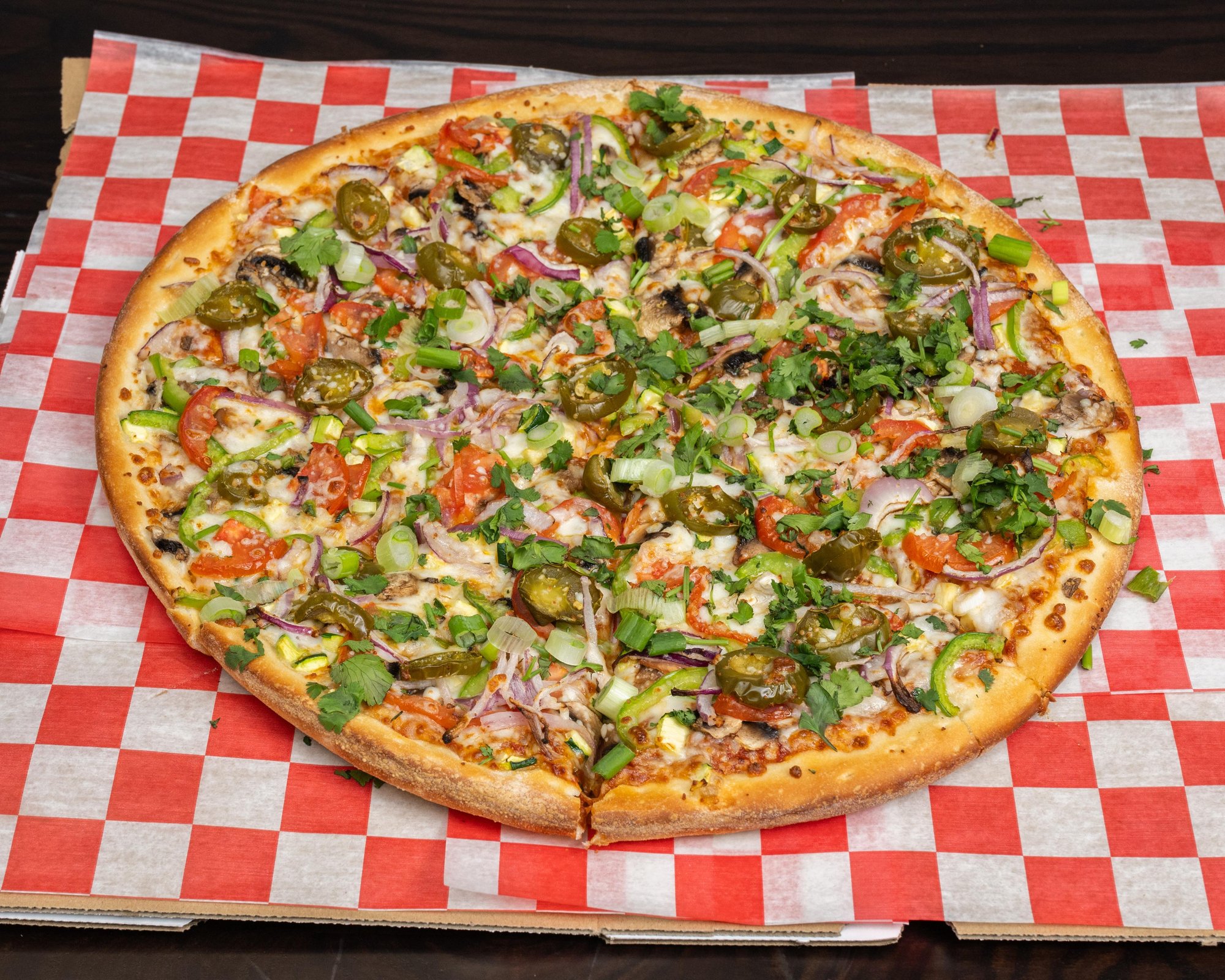 Medium 14" Hyderabadi Veg Pizza