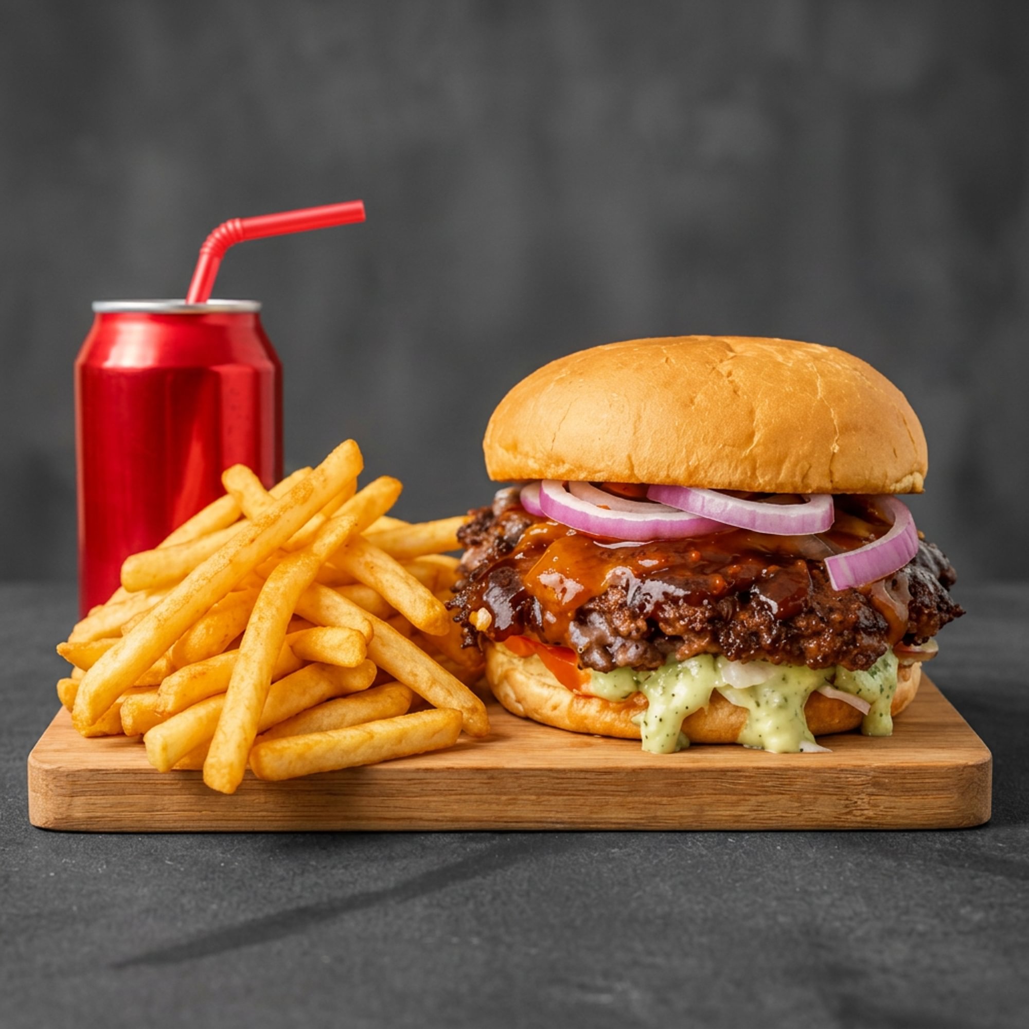 Korean Burger Combo