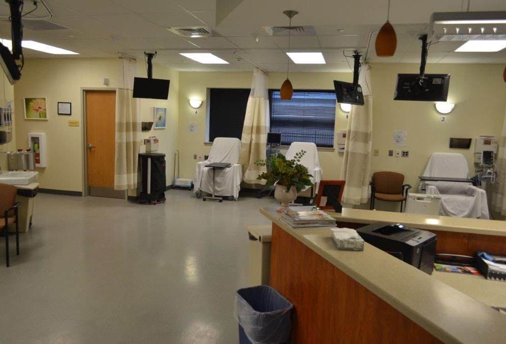 The treatment rooms at Azura Vascular Care Woodland Park