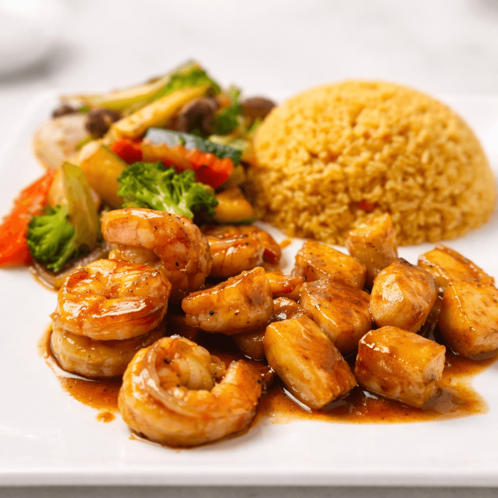 Hibachi Shrimp & Calamari
