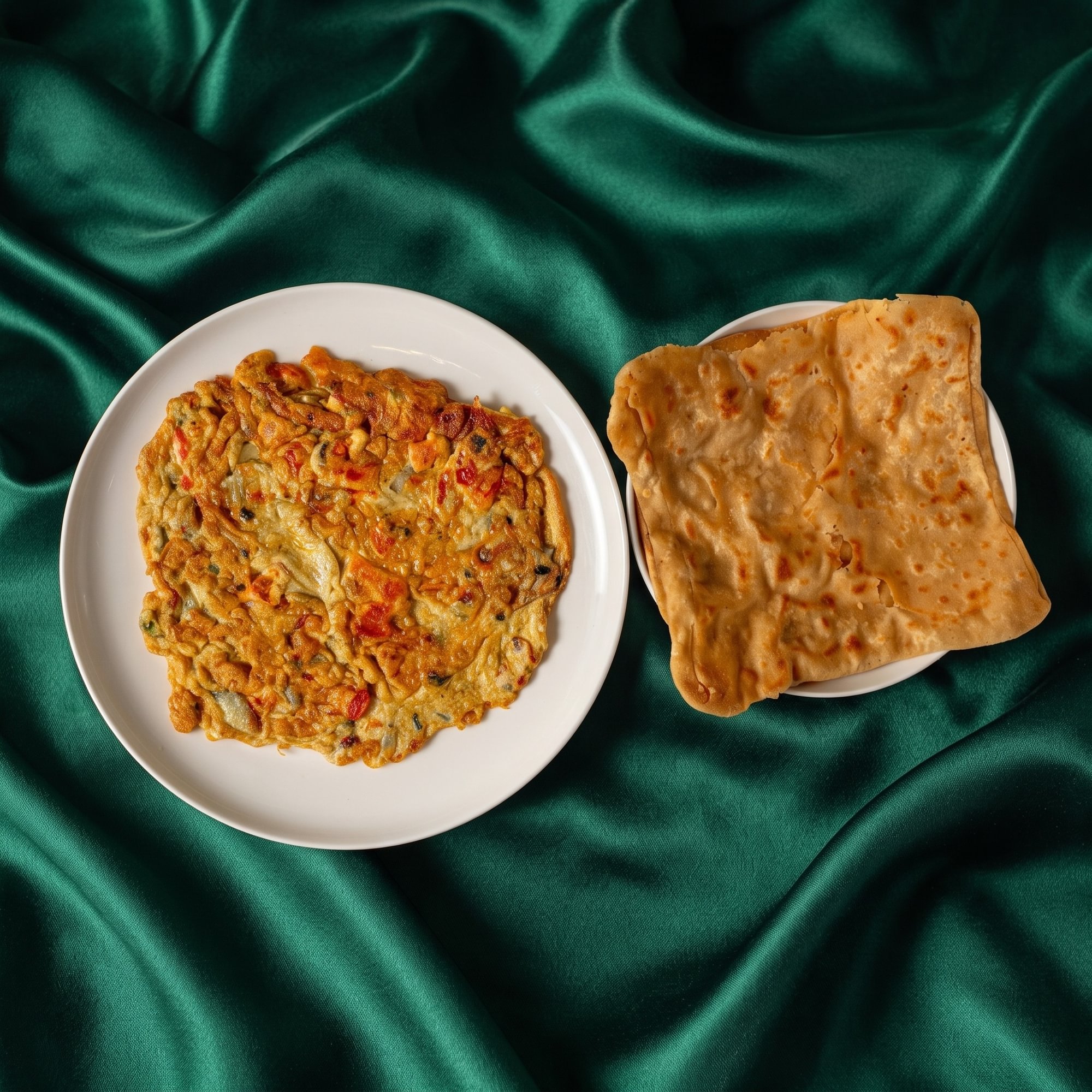 Desi Omelette w/ Paratha