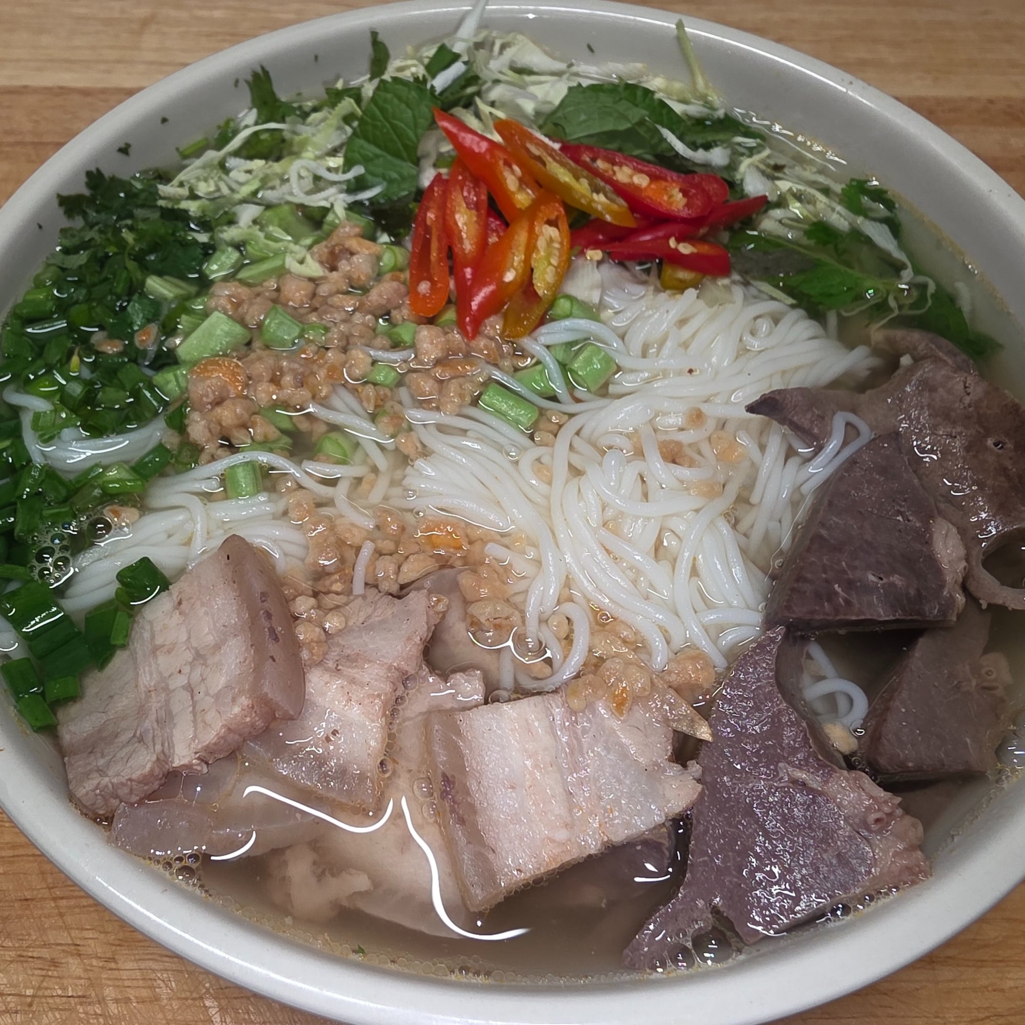 Nam Sai (clear pork noodle)