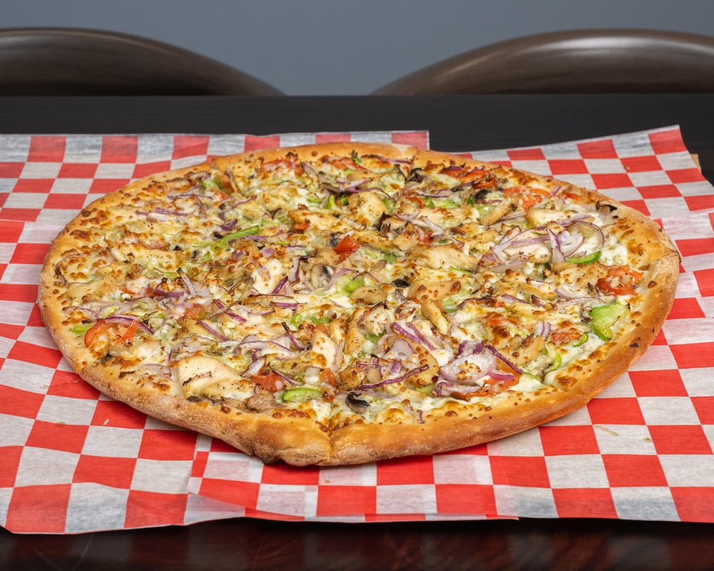 X-Large 18" Pesto Chicken Combo Pizza