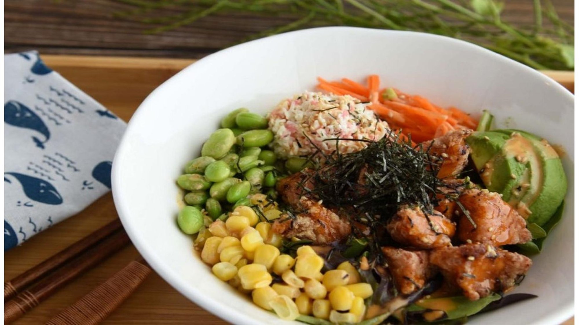 Chicken Kara Age Bowl