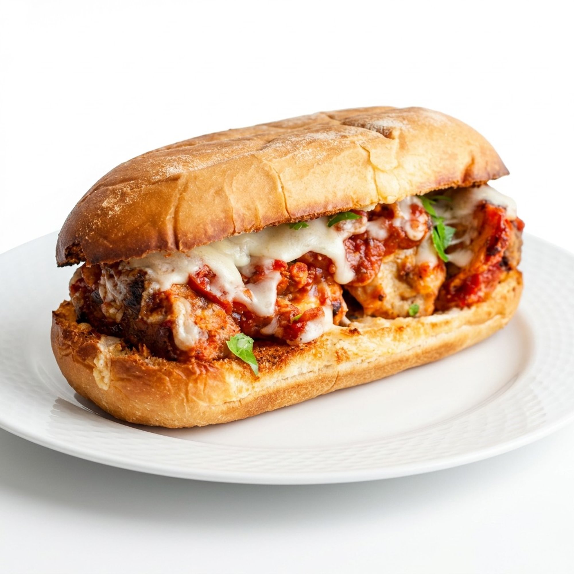 Meatball parm sub