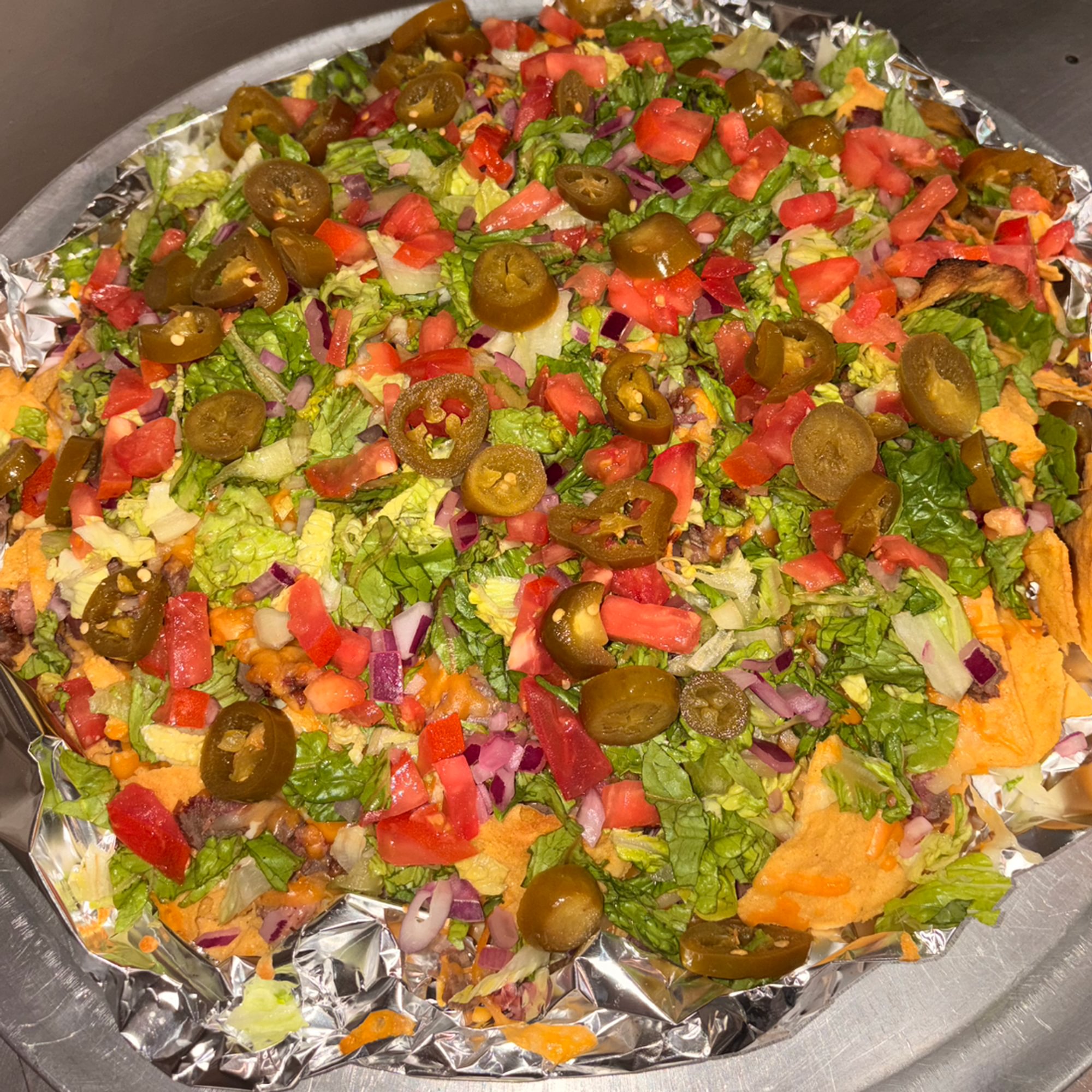 Cluster Bomb Nachos