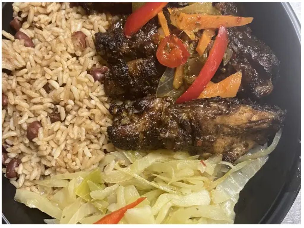 Jerk Chicken Rice & Beans Lunch Special
