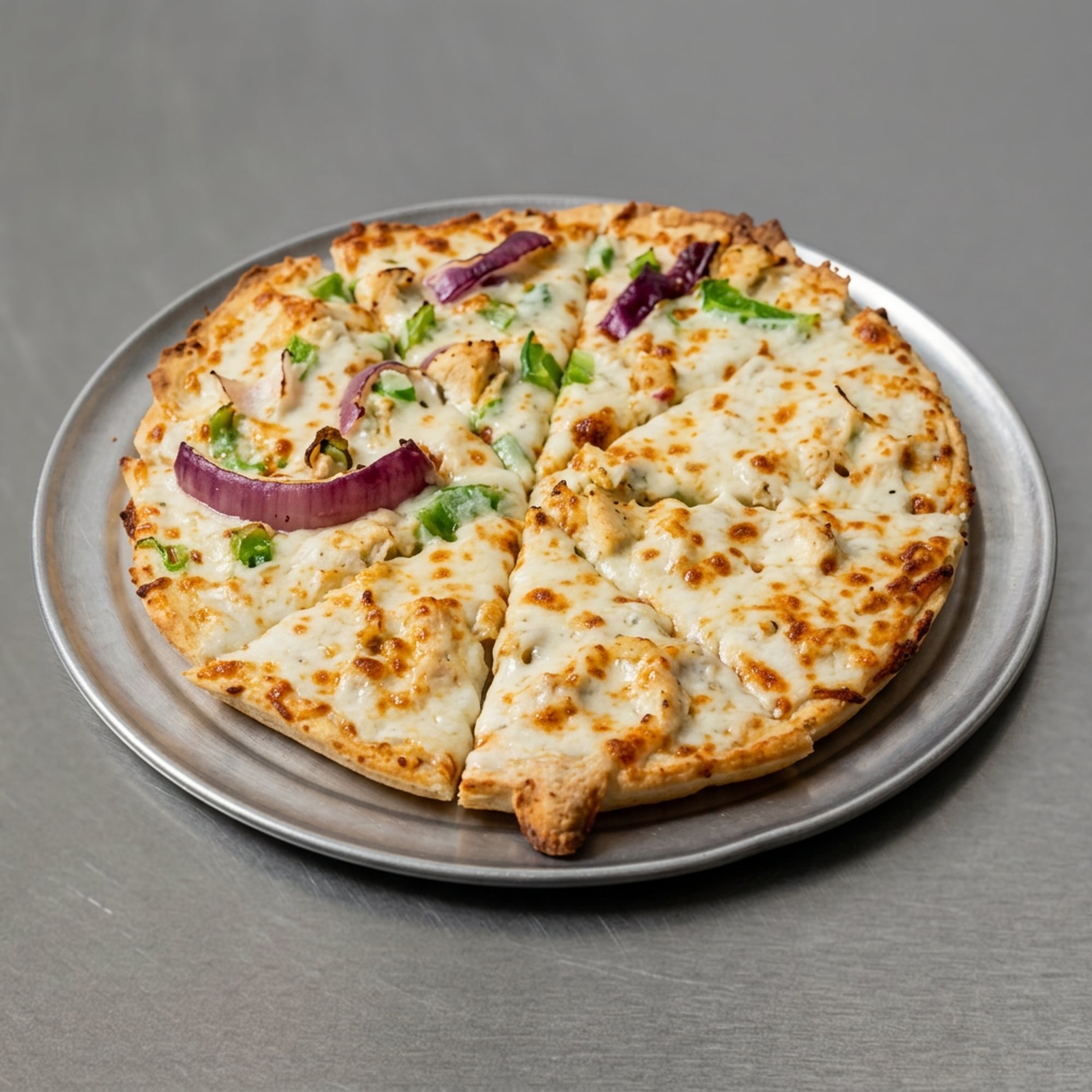 Chicken Alfredo Pizza