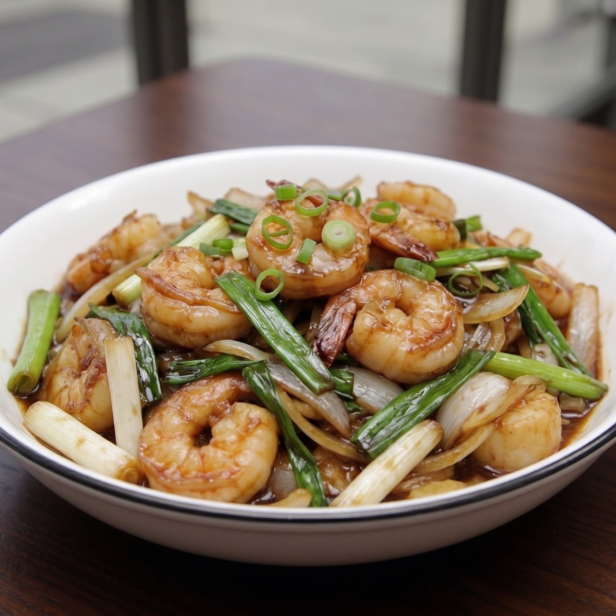 Lunch Mongolian Shrimp