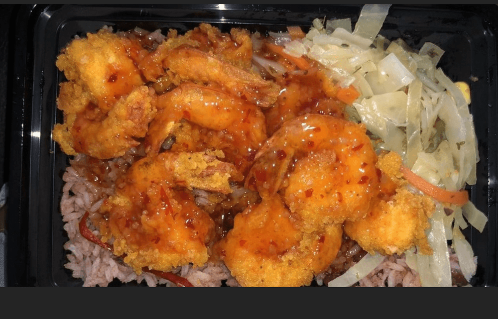 Medium Sweet Chili Shrimp Meal