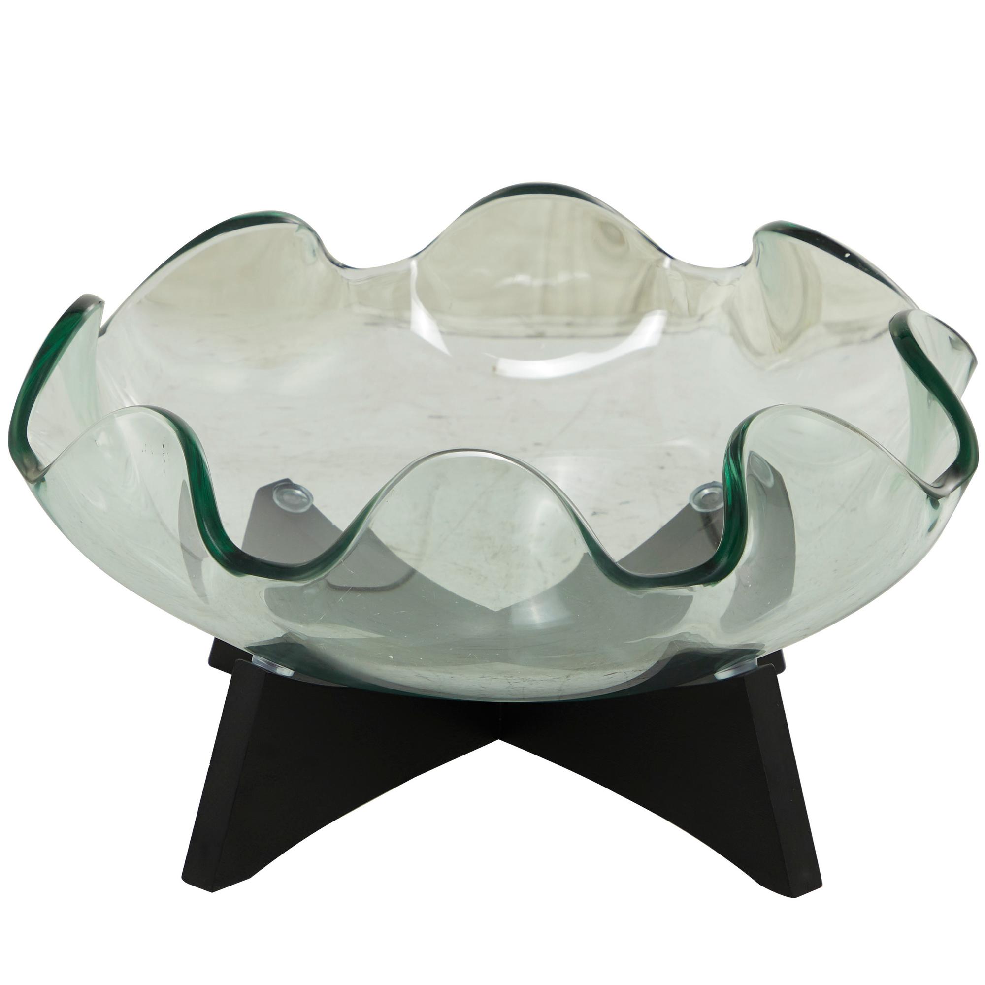 Clear Glass Kitchen Serving Bowl