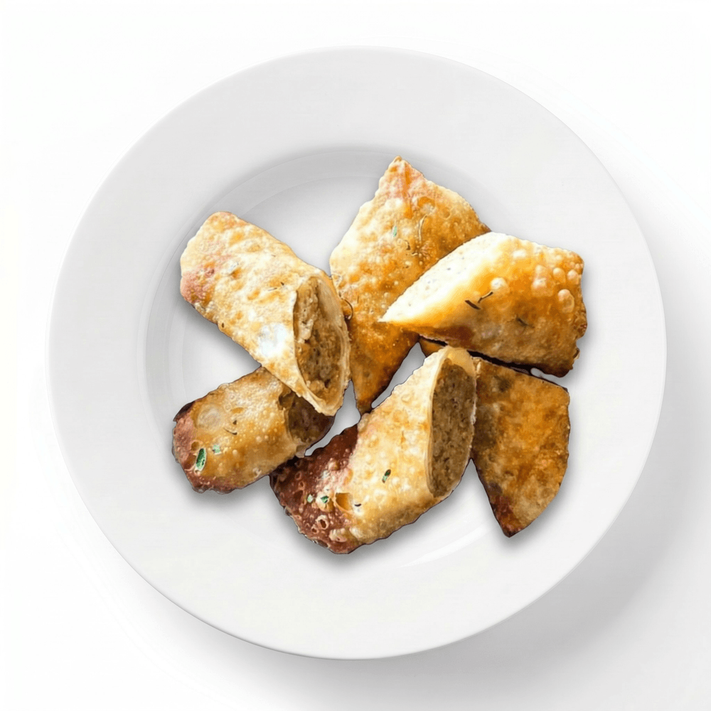 Fried Boudin Egg Rolls