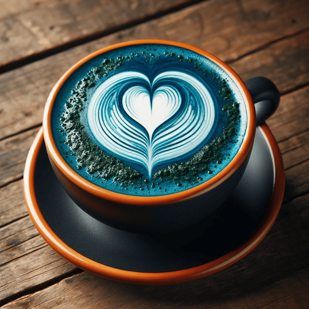 Blue Spirulina Latte