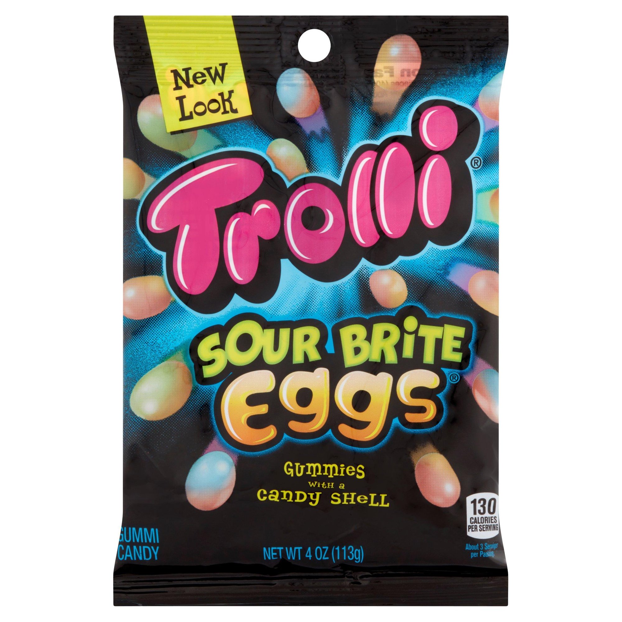 Trolli Sour Brite Eggs Gummi Candy 4 Oz