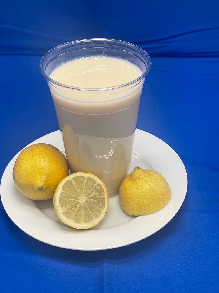 Jus Corossol with lemon (soursop juice)