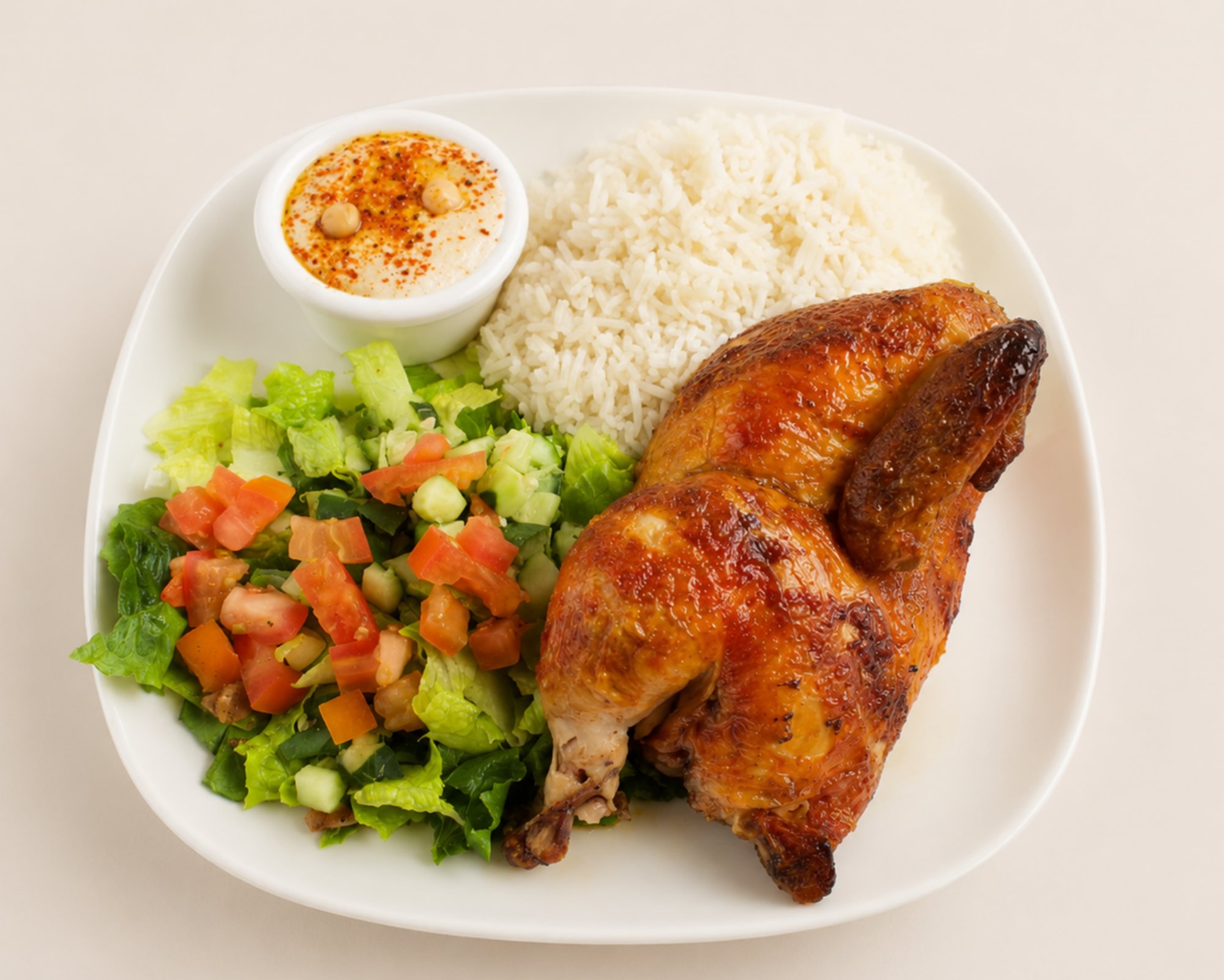 3. Half Chicken Plate