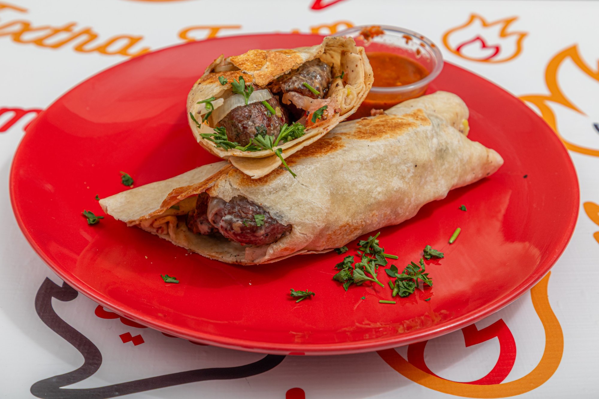 Beef Kafta Wrap