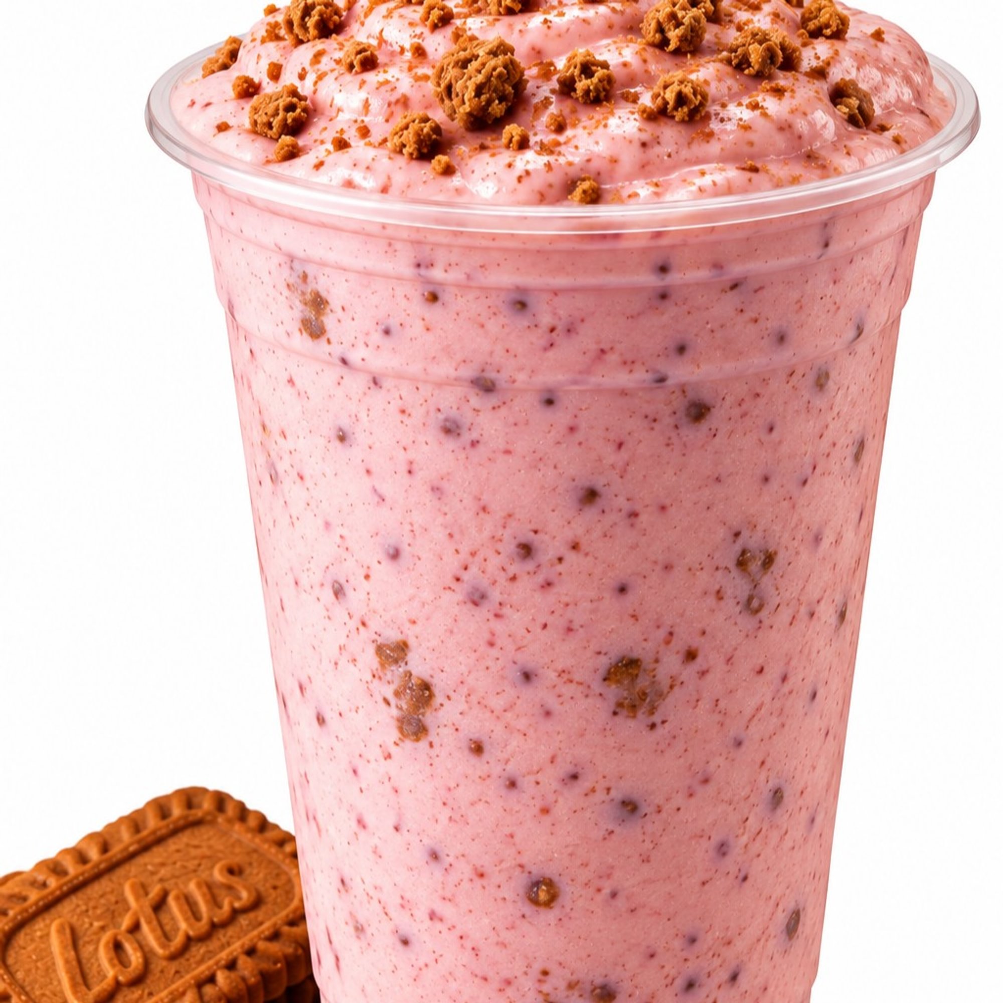Strawberry Biscoff Milkshake