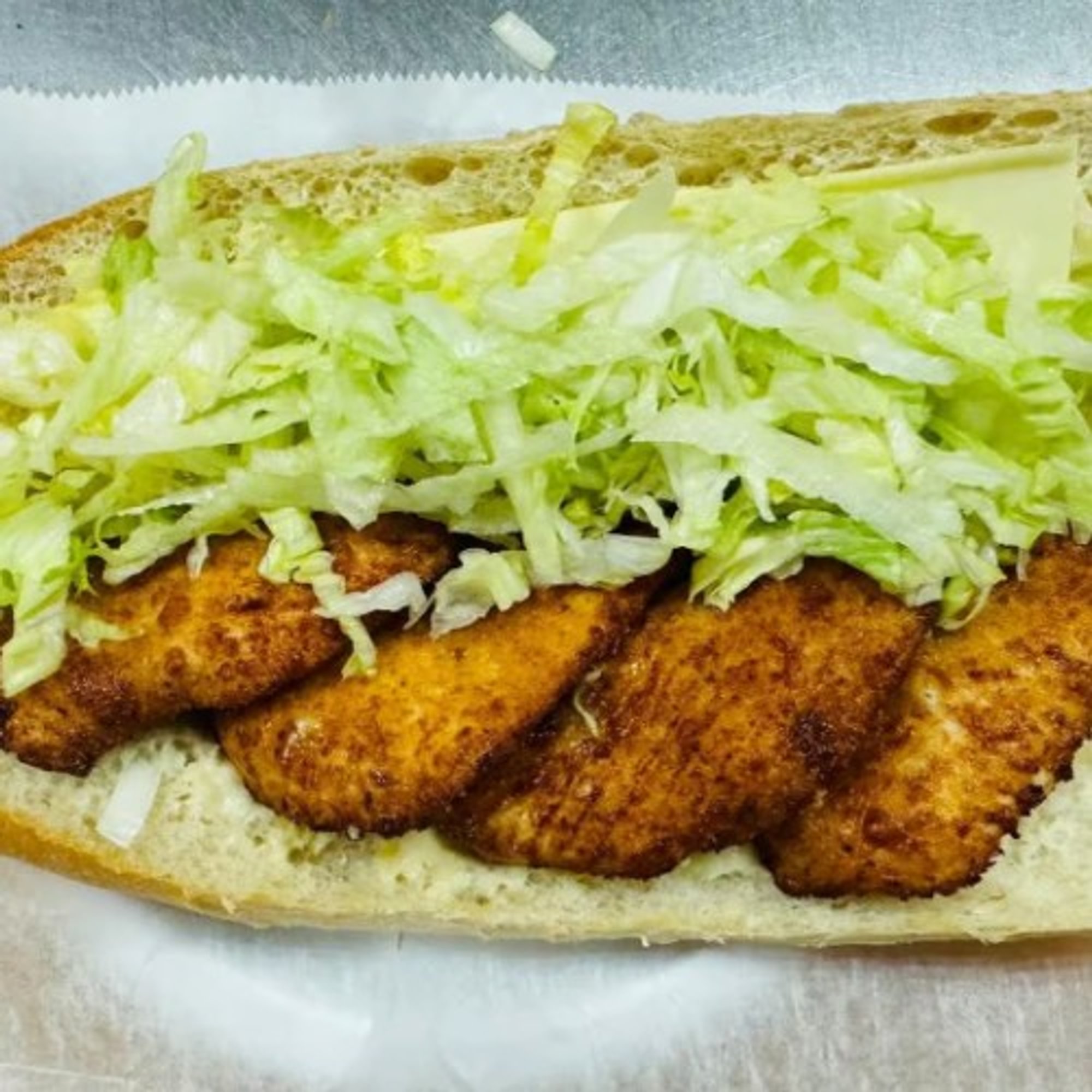 Chicken Cutlet Parmesan Hot Sub (Small)
