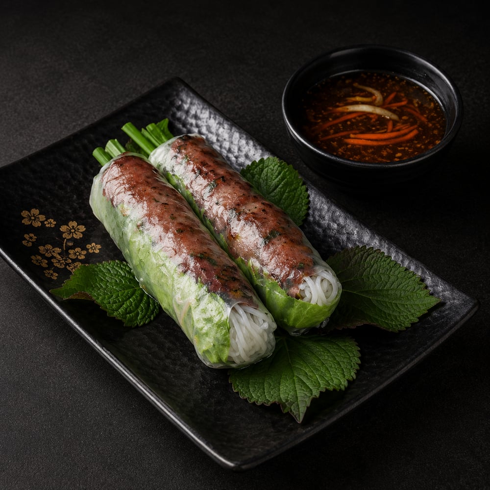 [6A] Pork Sausage Spring Rolls