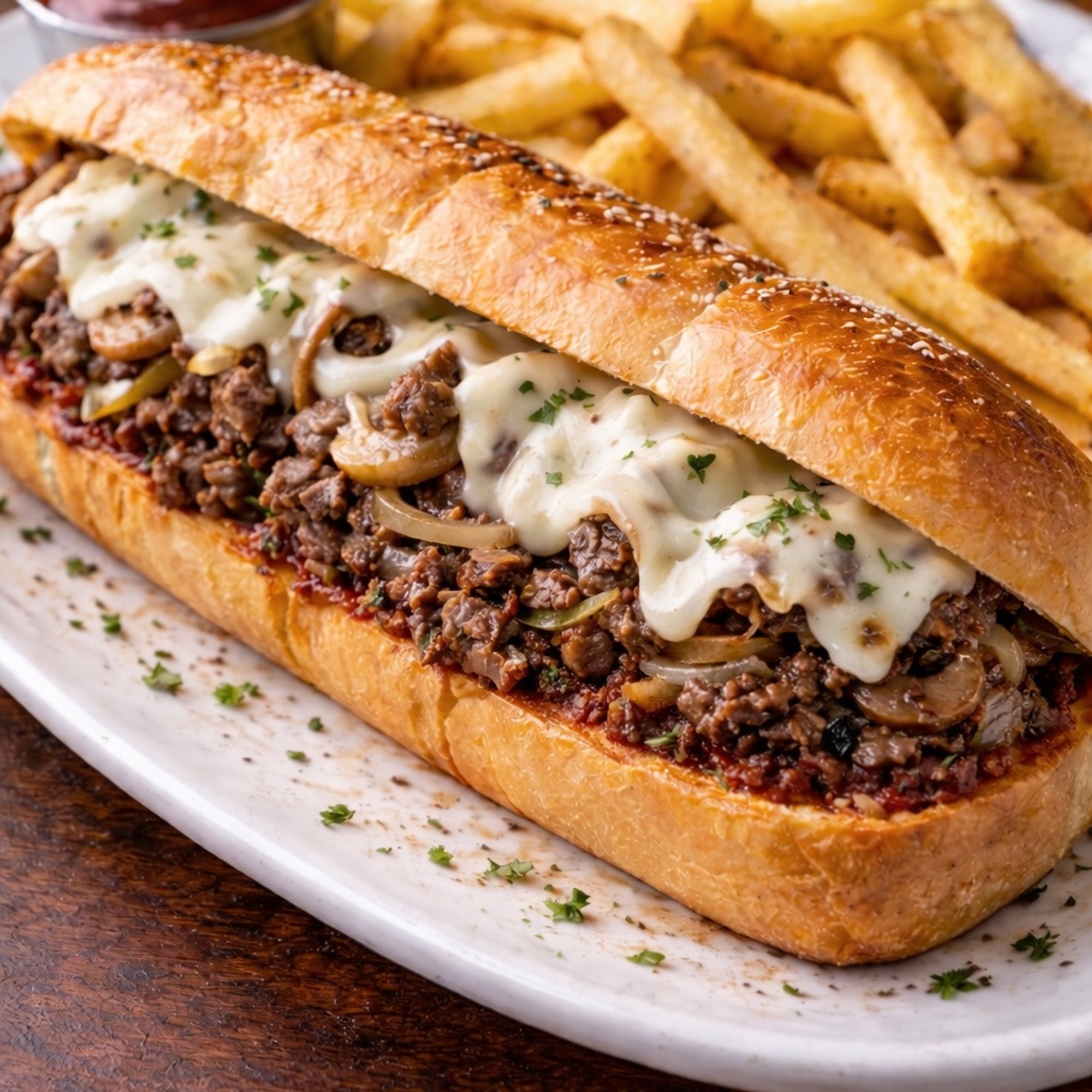 Philly Cheesesteak Sandwich