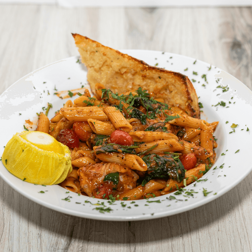Penne Salmon Florentine