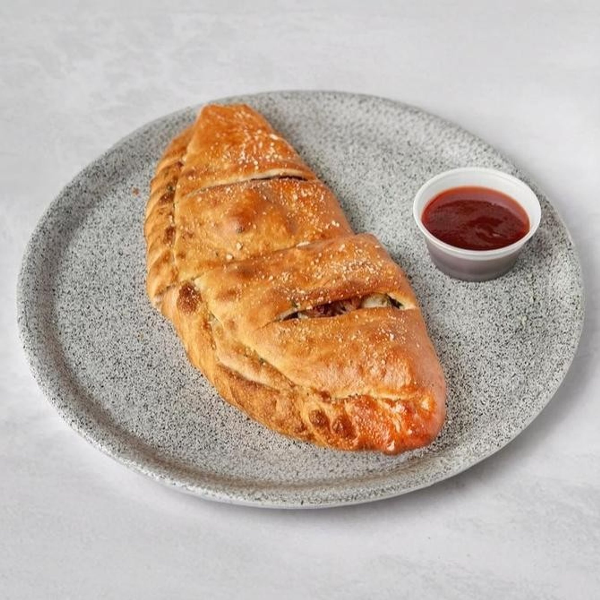 BBQ Chicken Calzone