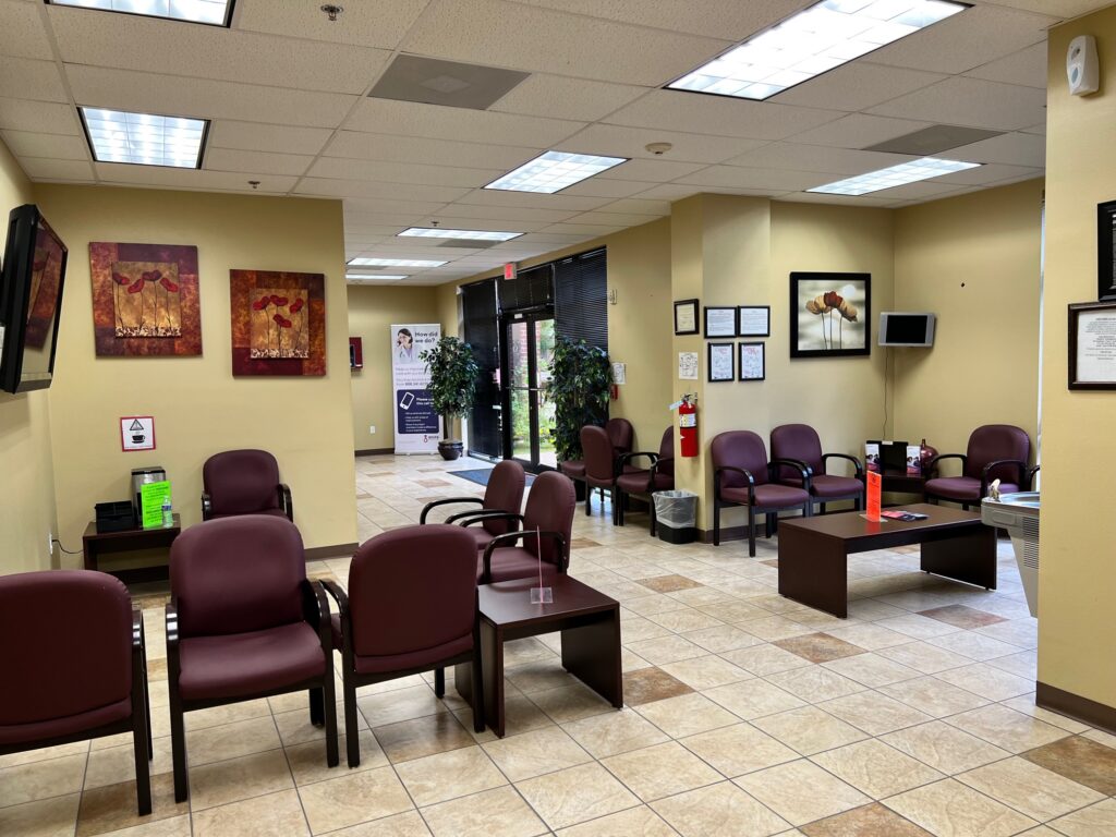 The lobby of Laredo Dialysis Access Center