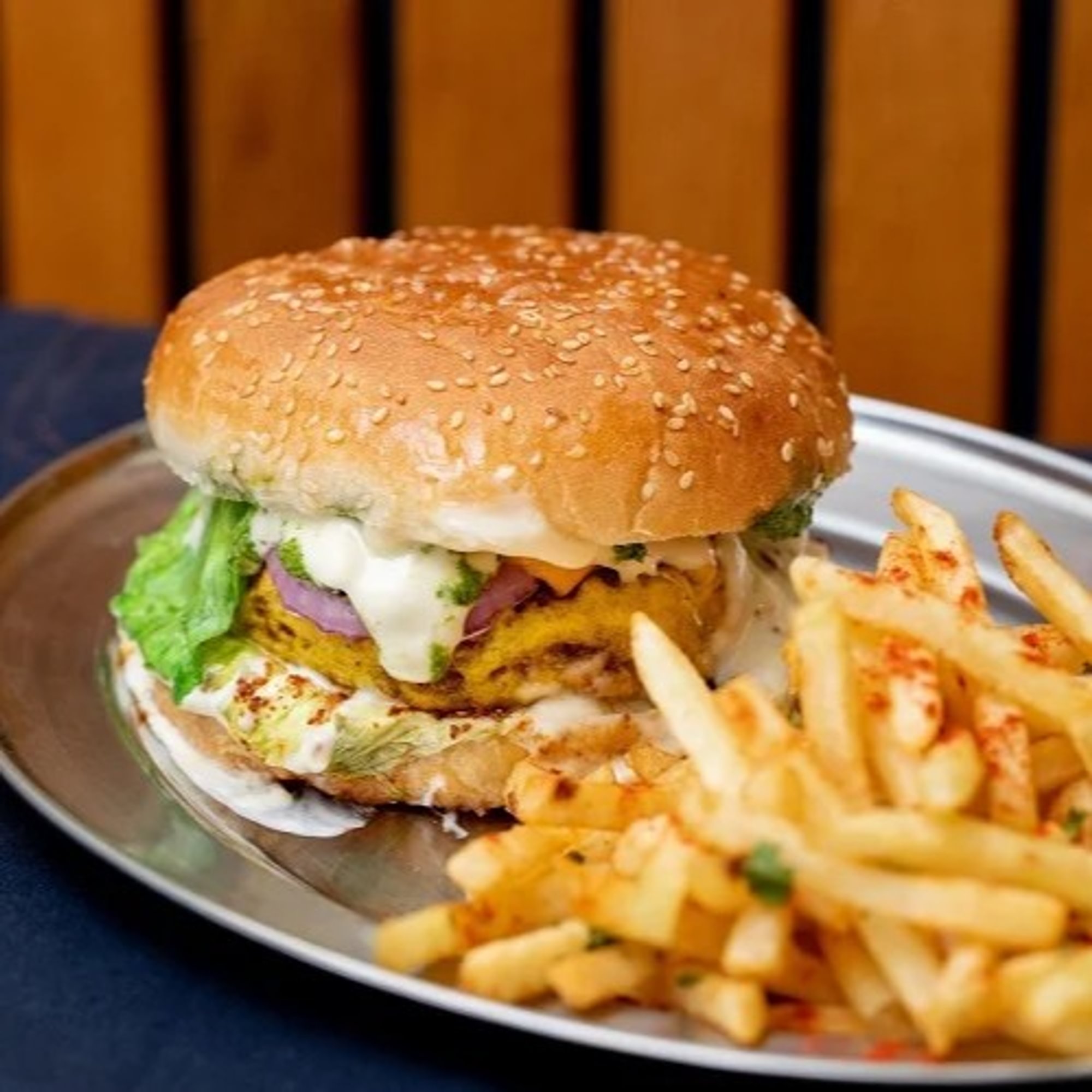 Chicken Tikka Burger
