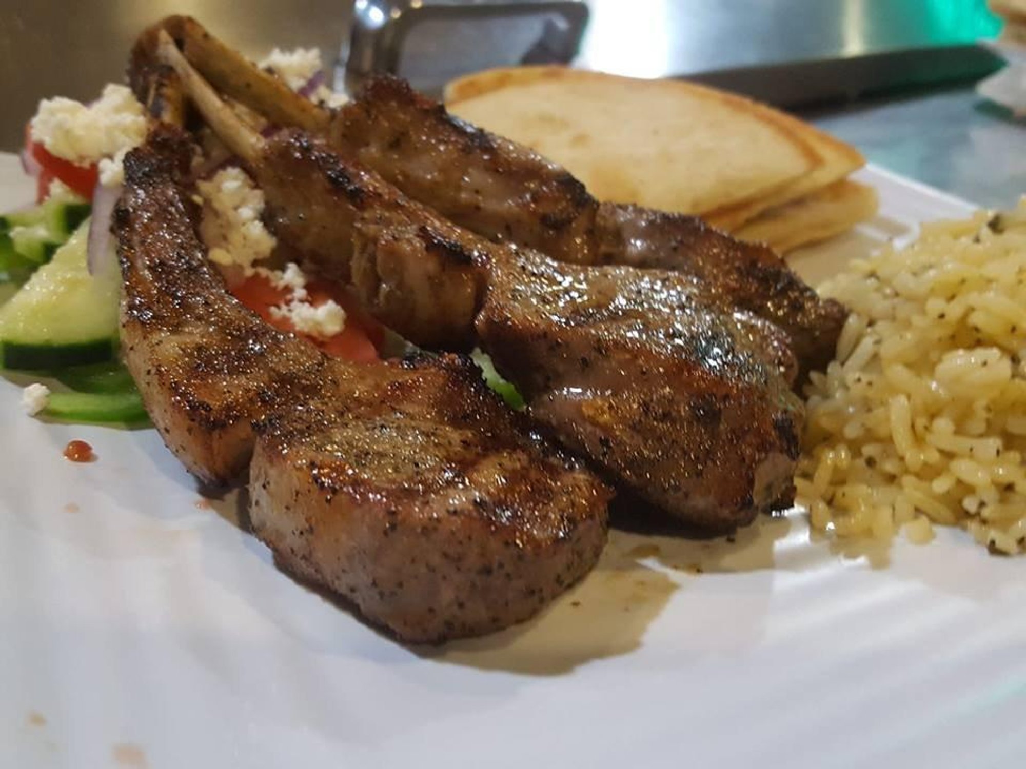 LAMB CHOPS ENTREE (3 PC)