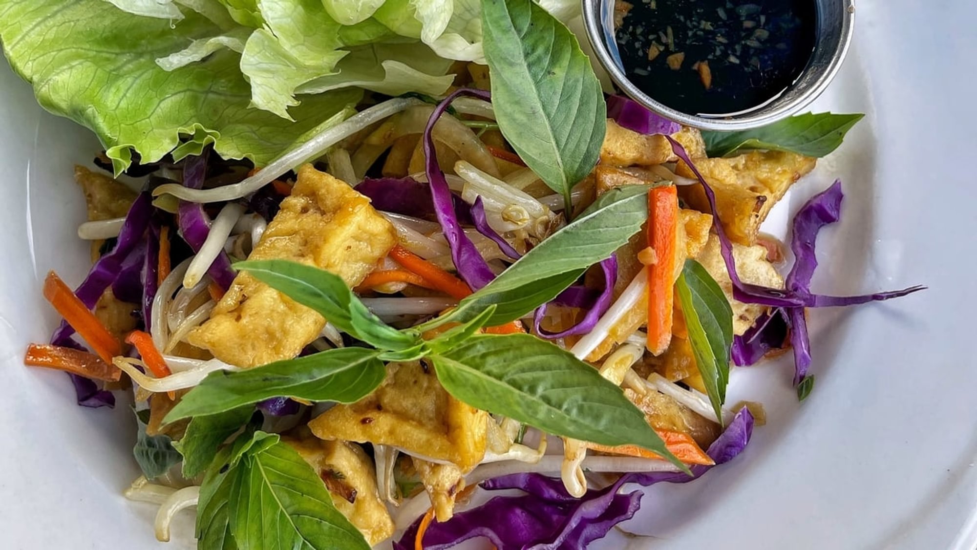 Organic Miso Glazed Grilled Salmon Salad