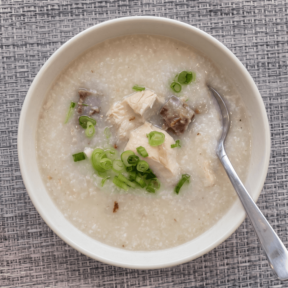 Congee with Roast Duck & Chicken / 雞鴨粥