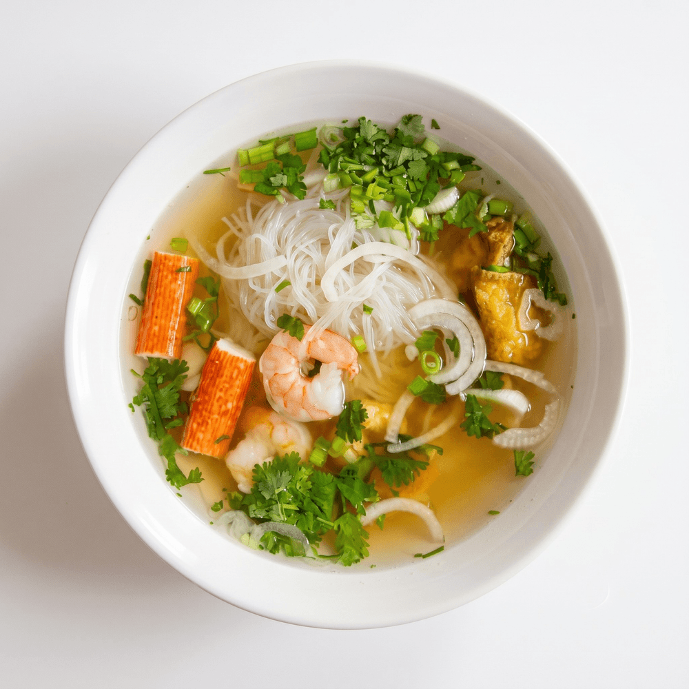 Noodle Soup with Seafood