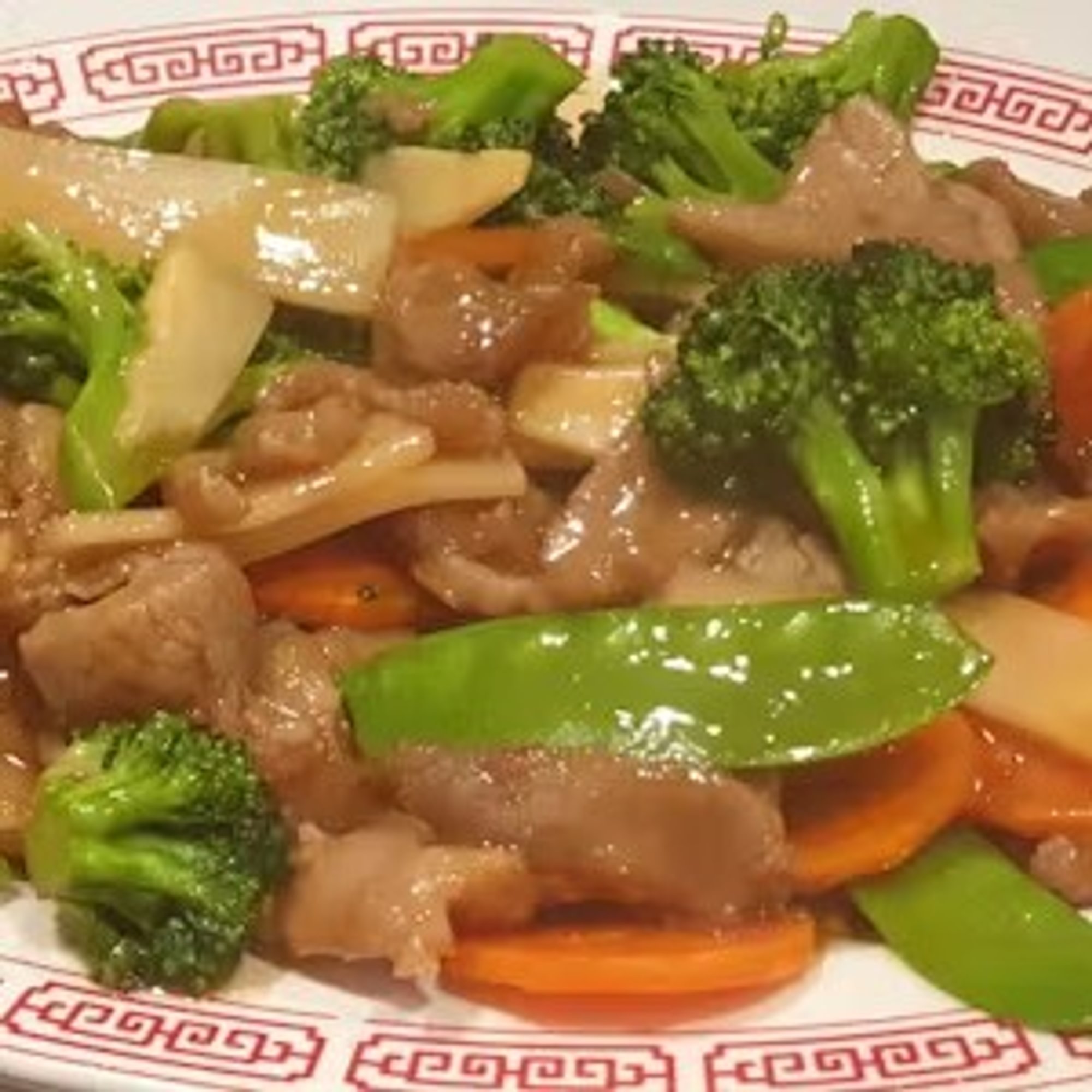 Beef with Assorted Vegetables / 素菜牛肉