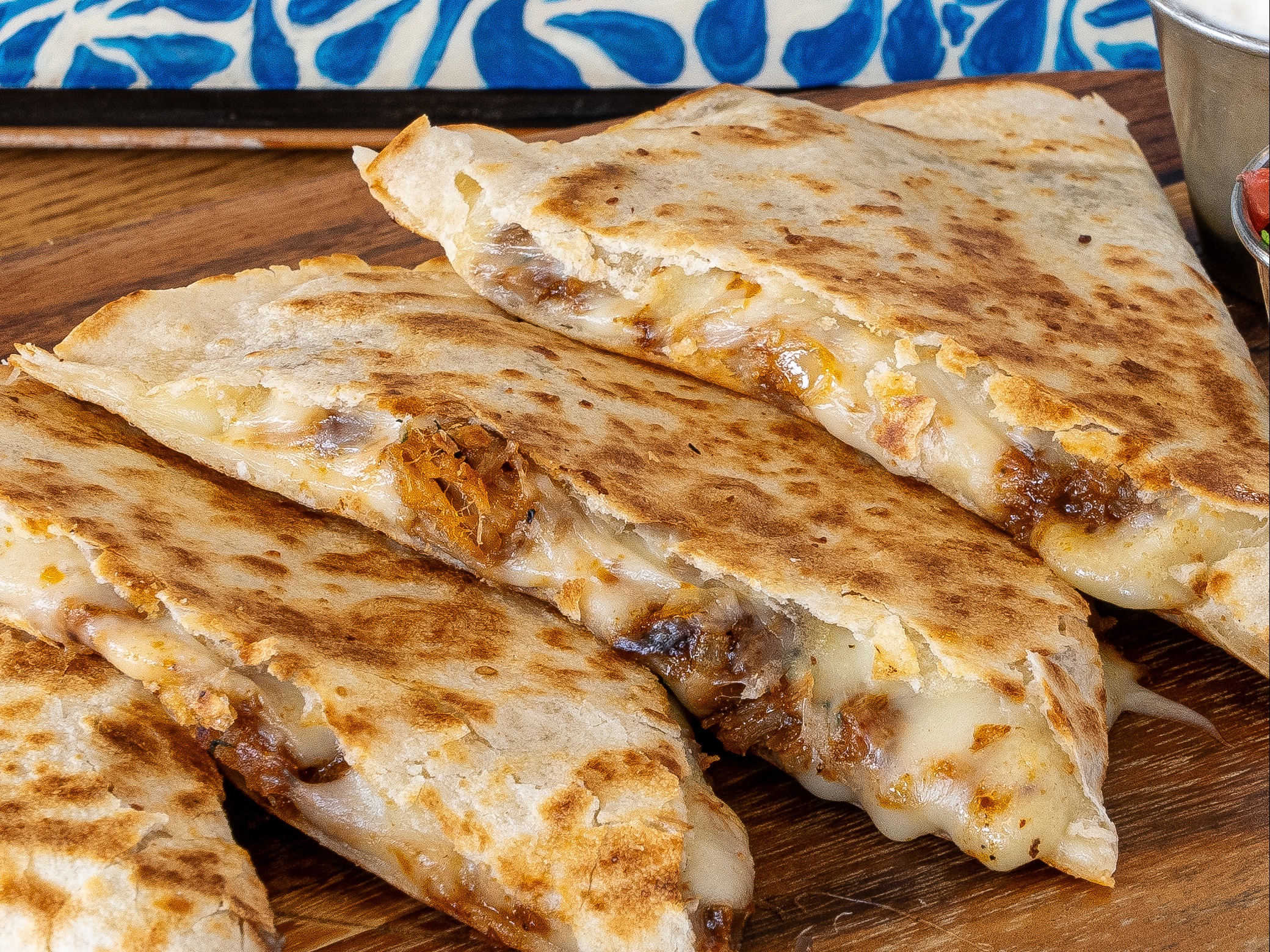 Short Ribs BBQ (pork) Quesadilla