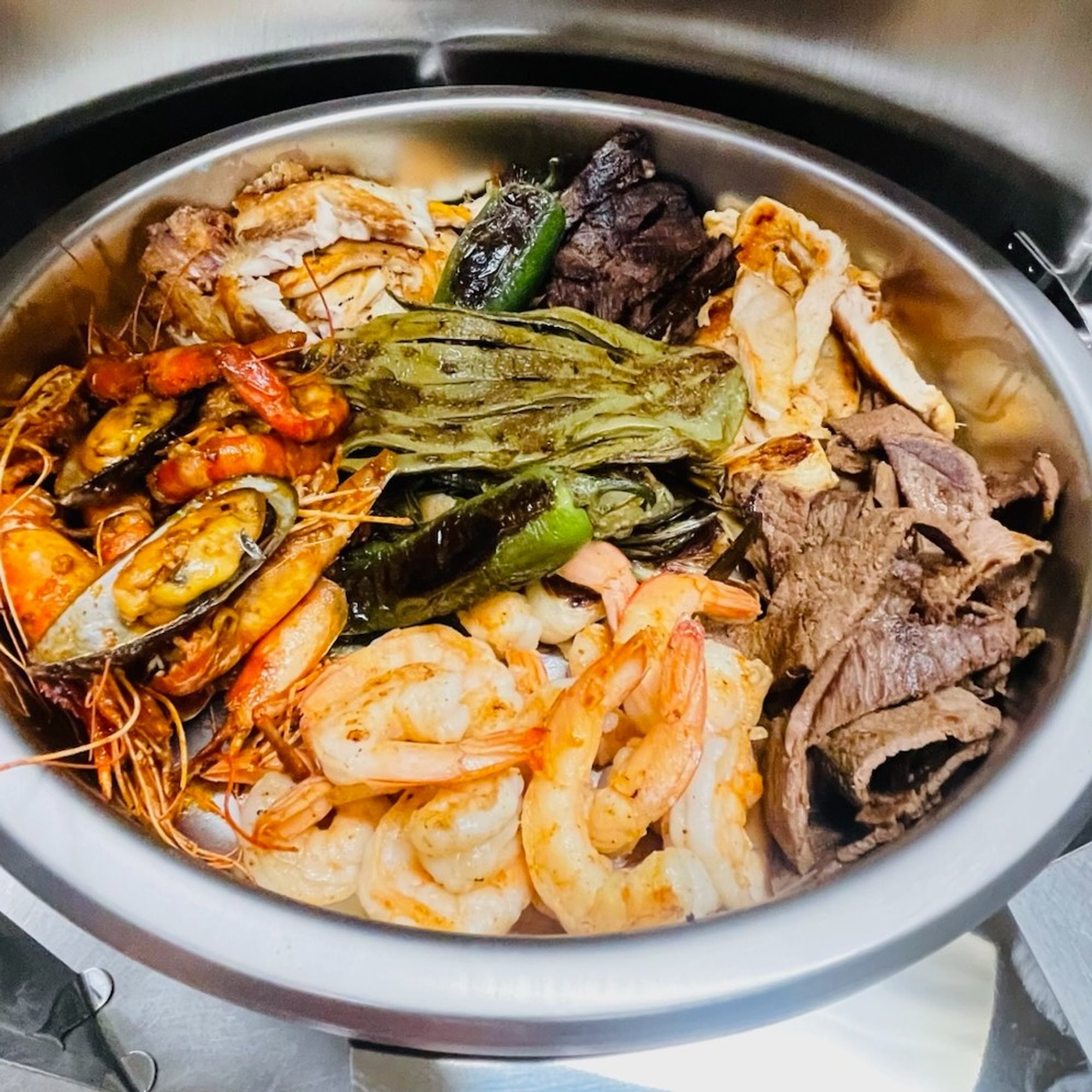 Mar y tierra parrillada