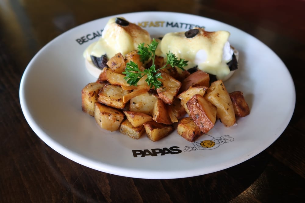 Eggs Benedict w Portobello