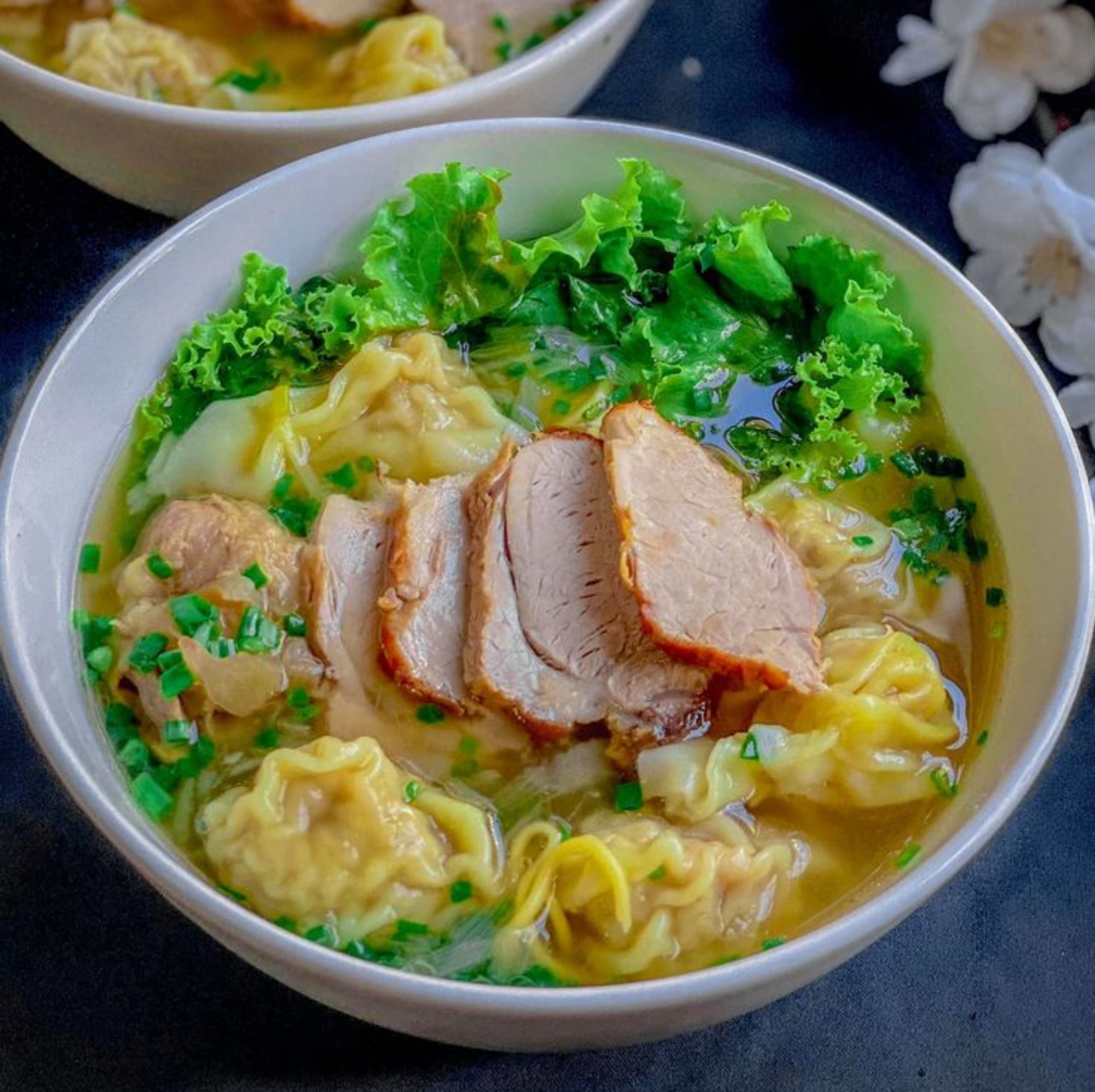 S3. Wonton & Char Siu Noodles Soup