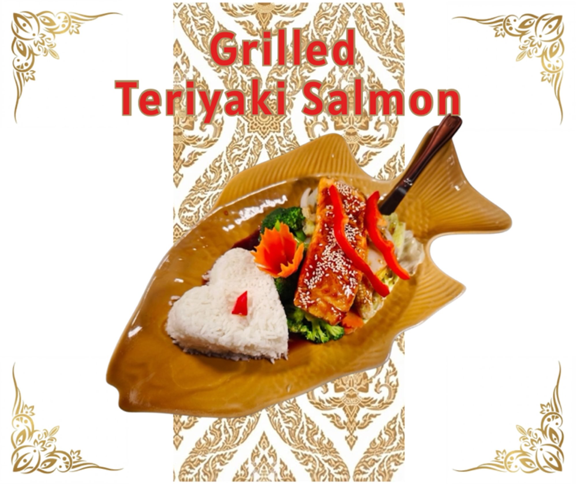 Grilled Teriyaki Salmon