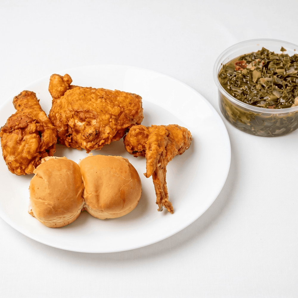 3 pc Chicken with Side and Roll