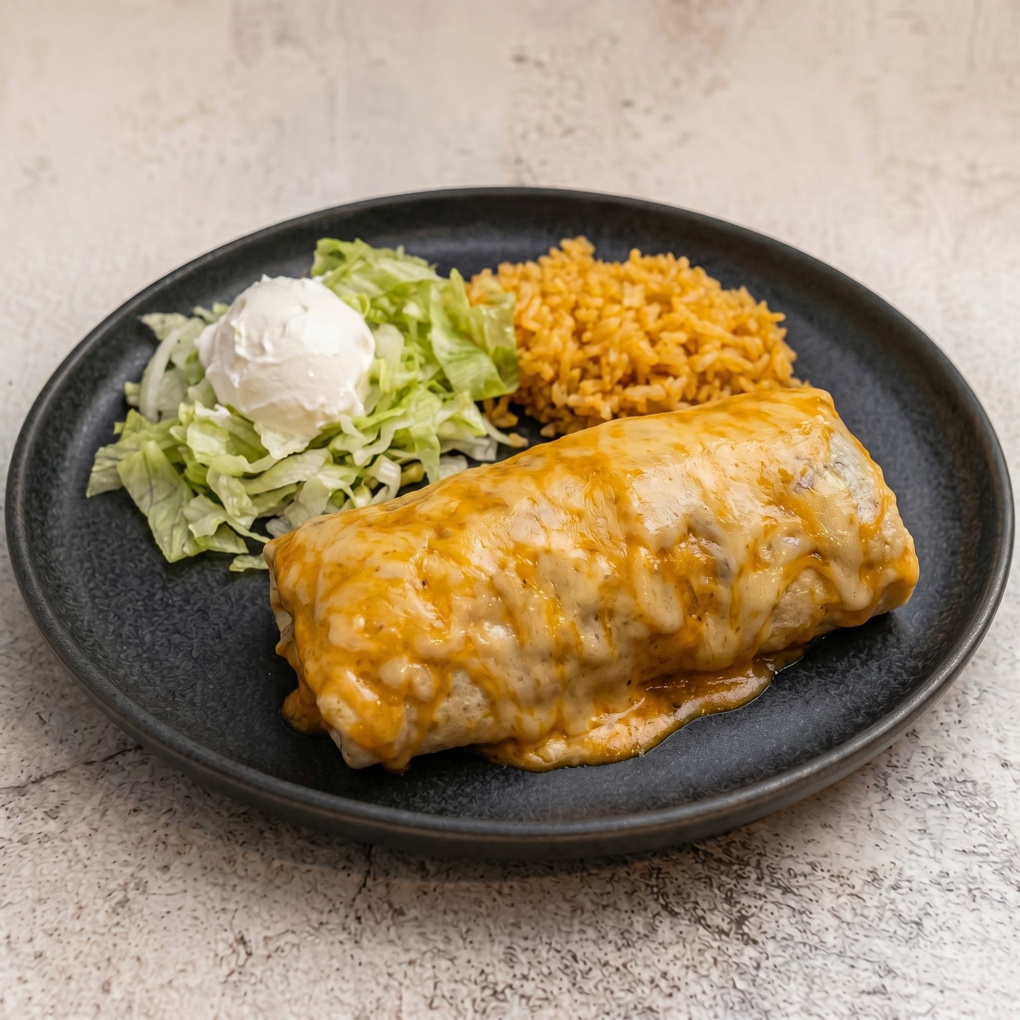 Shredded or Ground Beef Burrito