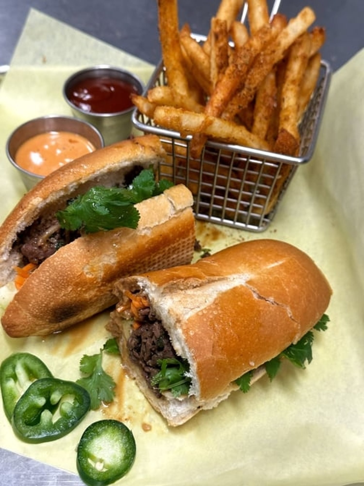 25. Lemongrass Beef Banh Mi