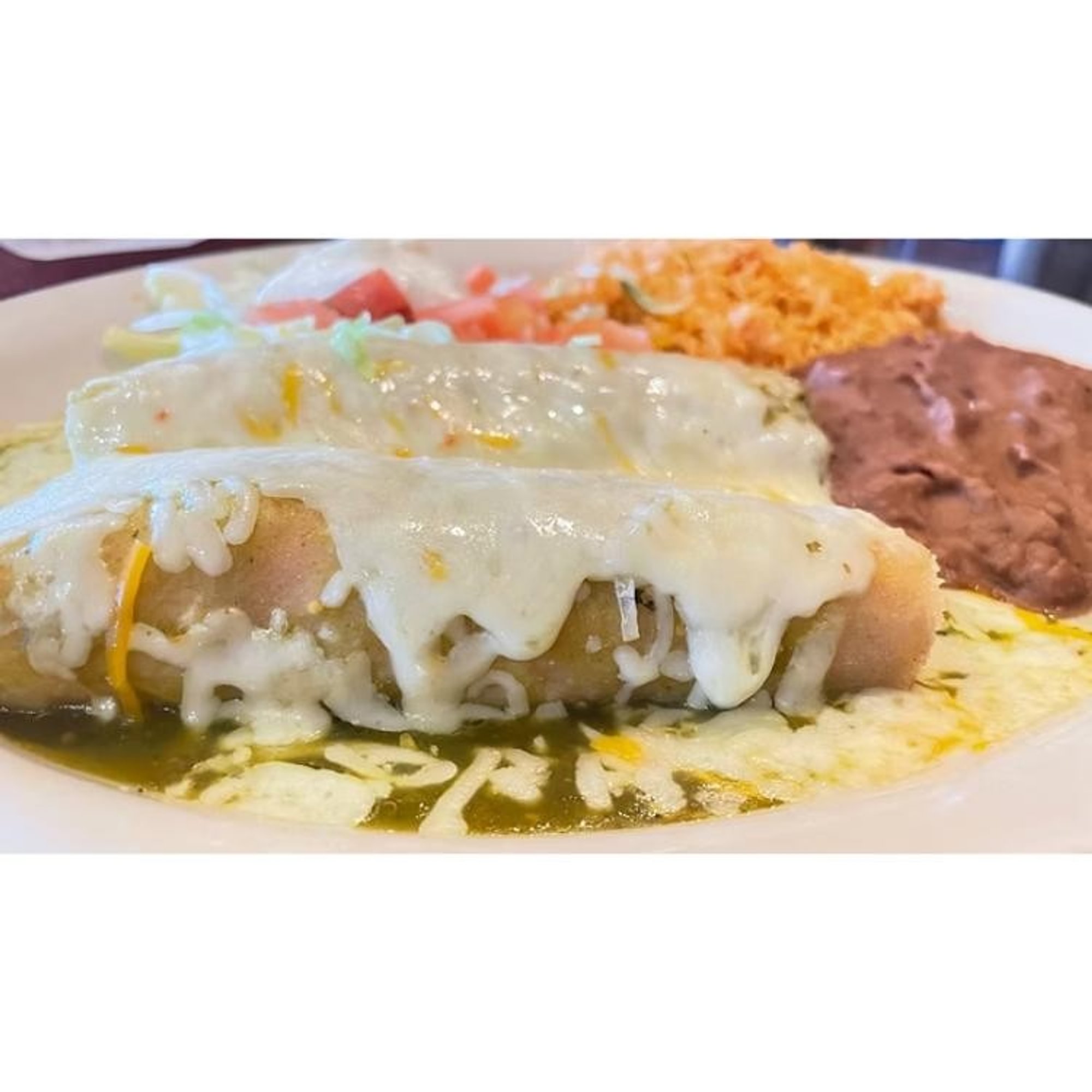 Green Chicken Enchiladas