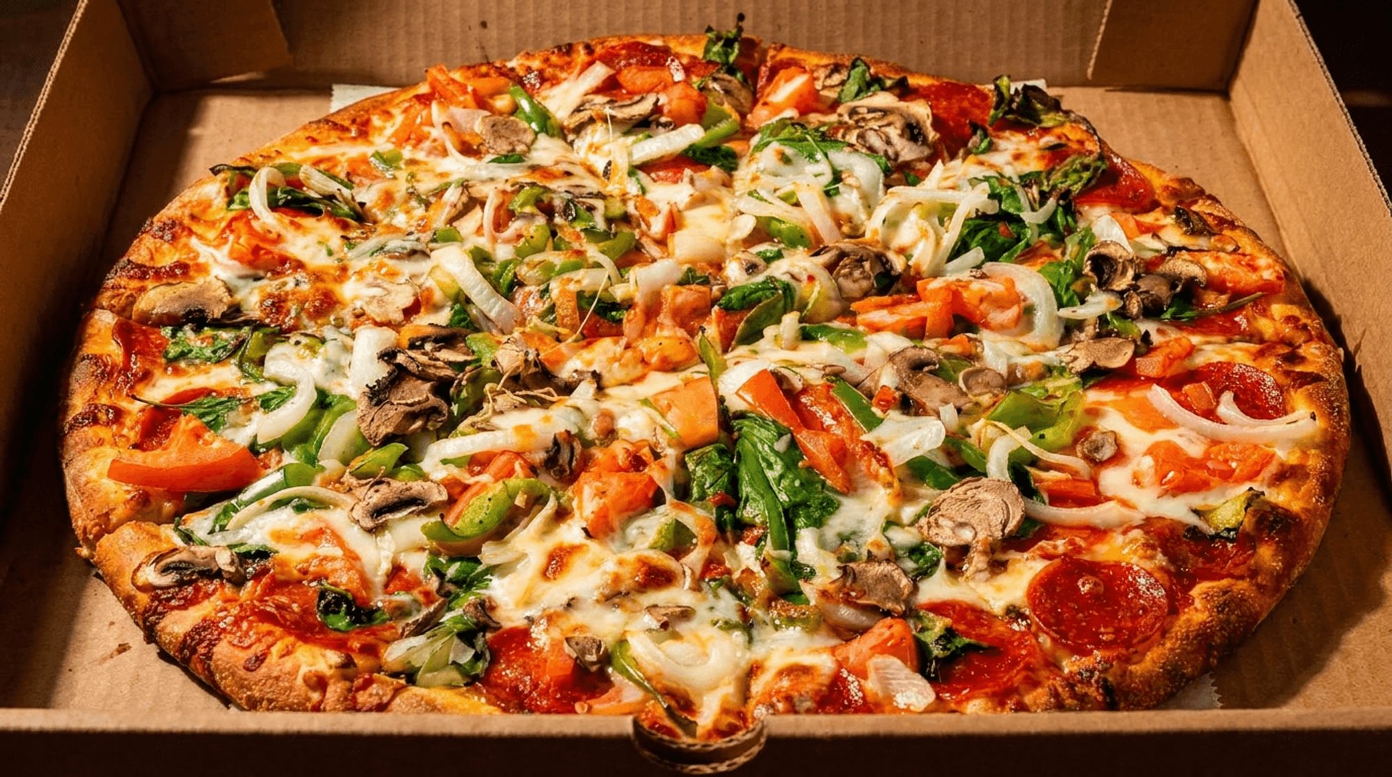 California Dreams Pizza Slice
