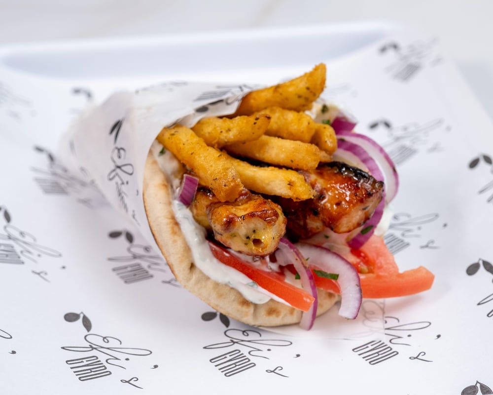 Chicken Souvlaki Gyro