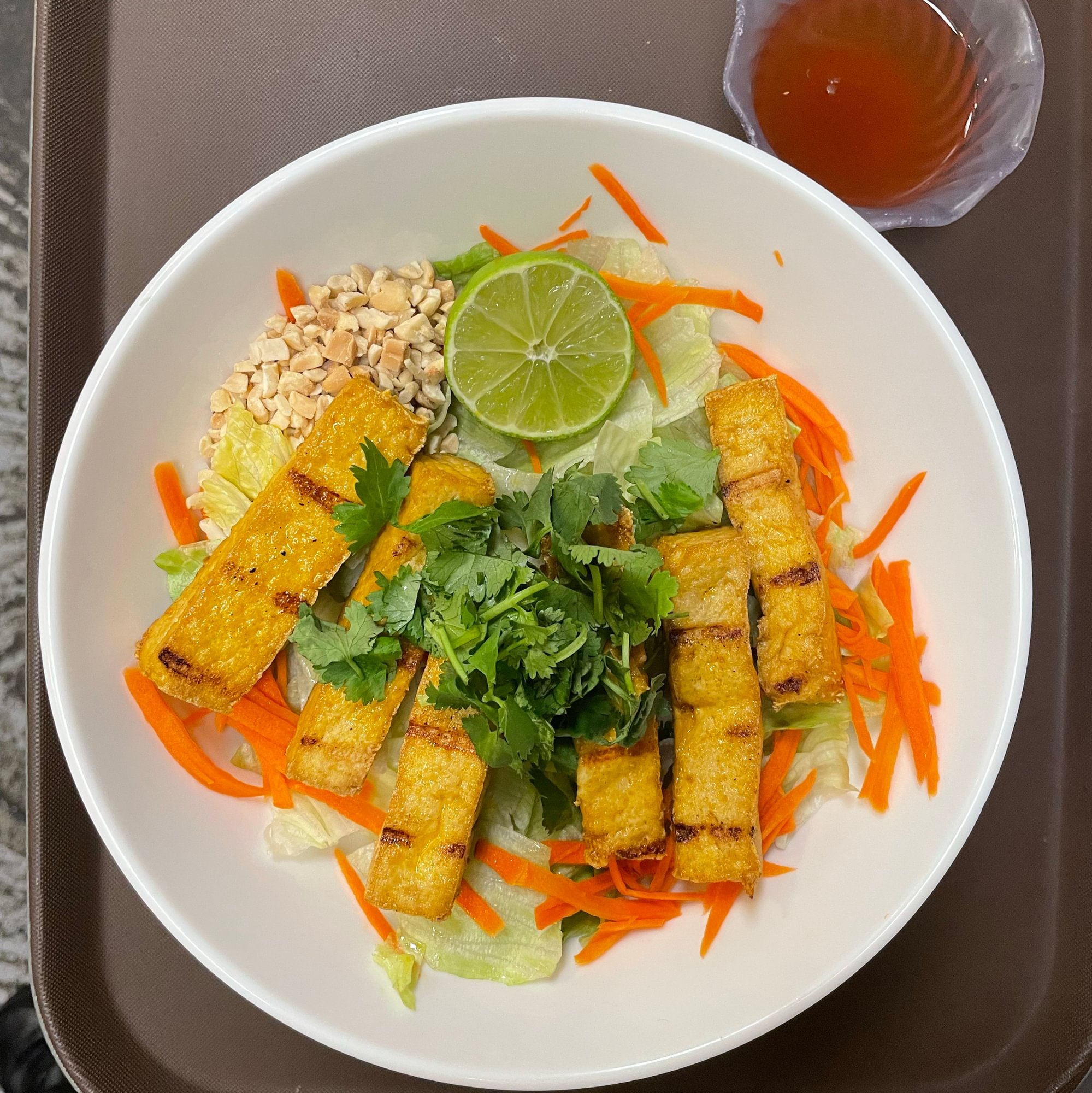 Tofu Salad Noodle Bowl