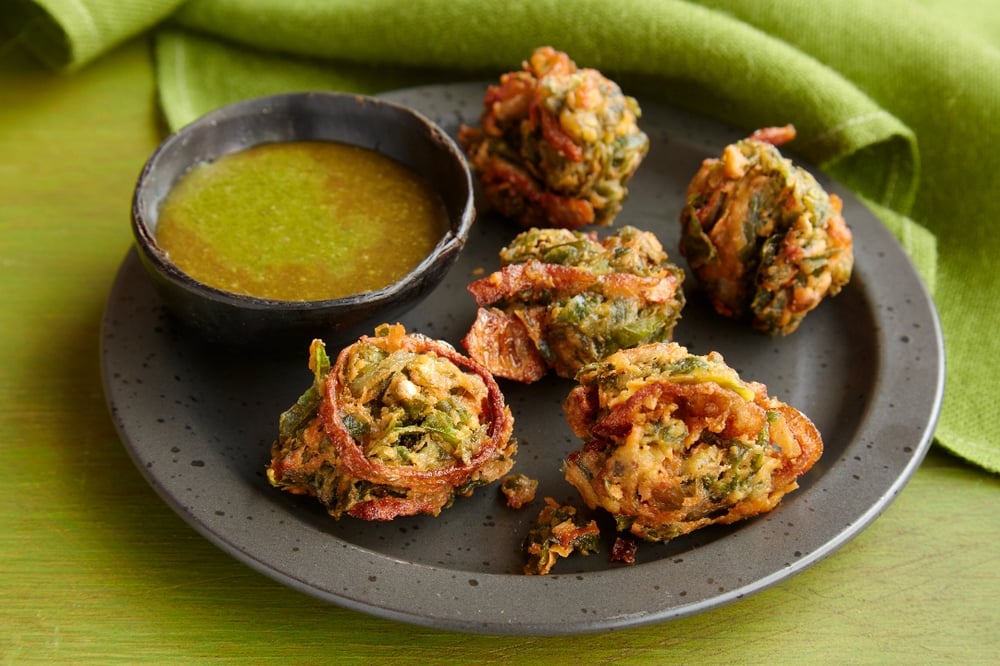 Spinach Pakoras | vegan, gf